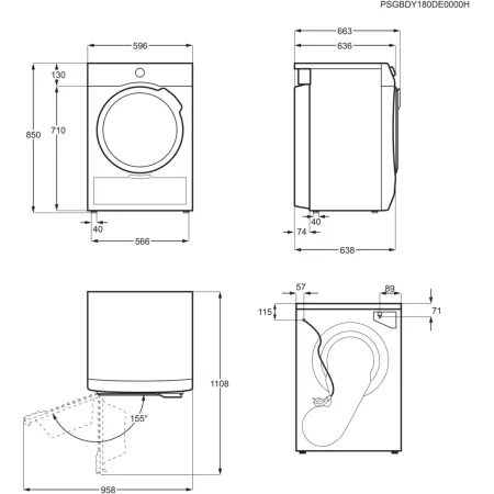 Kontrolsat - AEG - Tumble Dryer TR818A2OB