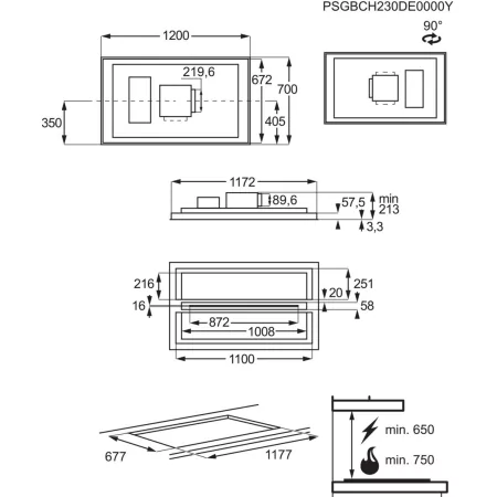 Kontrolsat - AEG - Ceiling Extractor Hood DCK5281HG