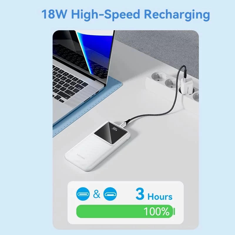 Kontrolsat - Powerbank Vention FHKW0 - 10000mAh
