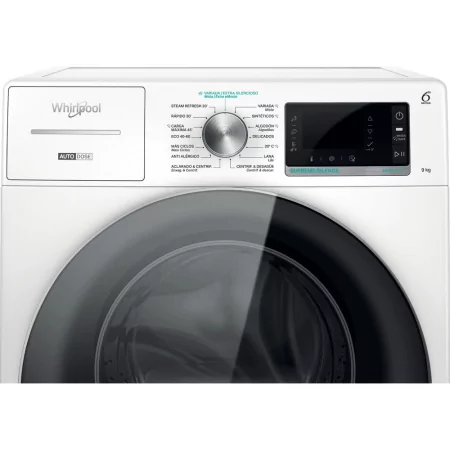 Kontrolsat - Maquina Lavar Roupa Whirlpool - 8Kg 1400rpm Inverter Branca - W8 W946WR SPT