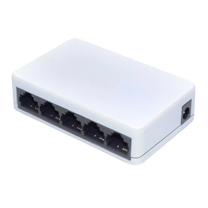 Switch de Rede Amiko - 5 Portas - 10/100Mb Switch de Rede Amiko - 5 Portas - 10/100Mb