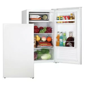 Silver Refrigerator with 1 Bag