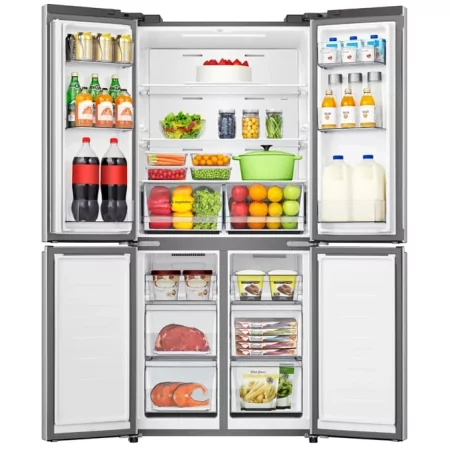Kontrolsat - Hisense RQ5P470SEIE American Fridge Freezer (499L - Class E - Inox)