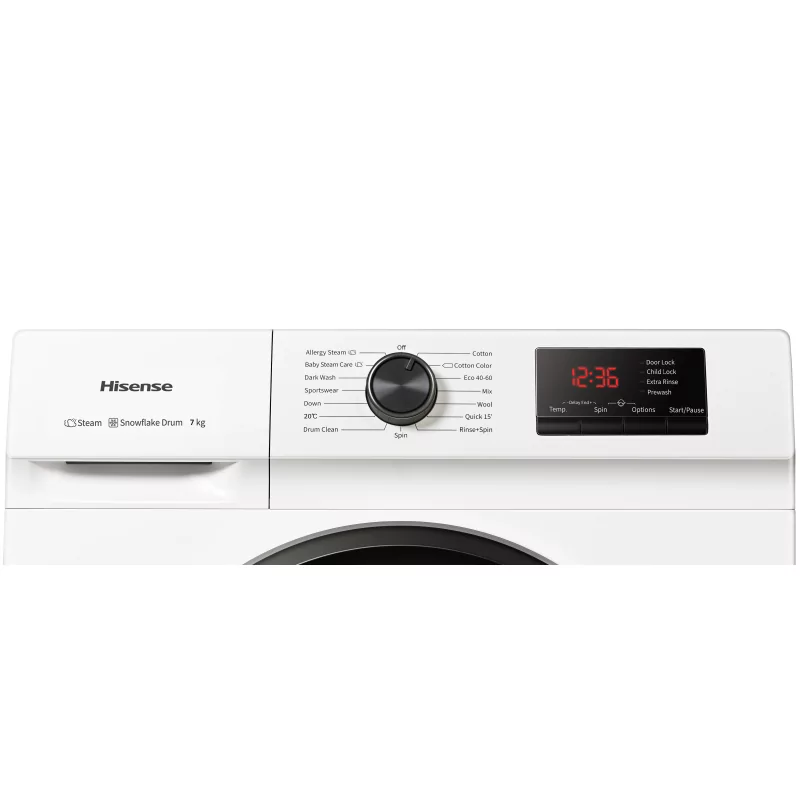 Kontrolsat - Hisense Washing Machine - (7kg - 1200rpm) - WFVB7012EM