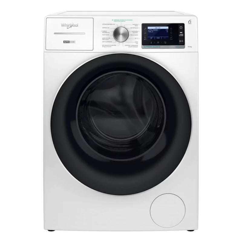 Kontrolsat - WHIRLPOOL - Máq. Lavar Roupa W8 09AD SILENCE SPT - 10kg - 1400rpm