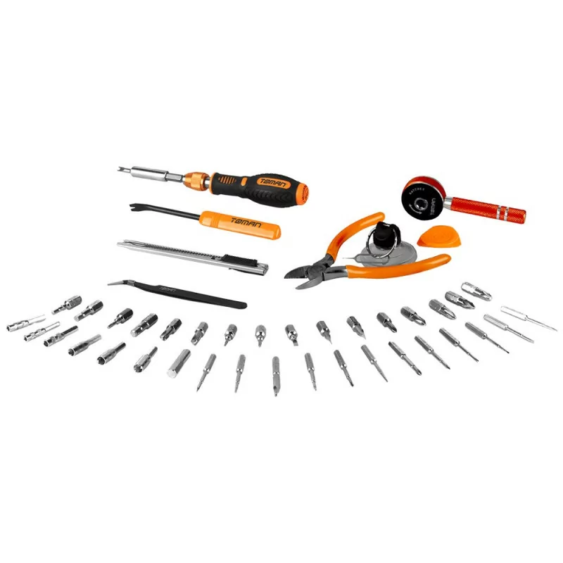 Kit de Ferramentas TT4700 - Reparação Mobile Toman - 47pcs