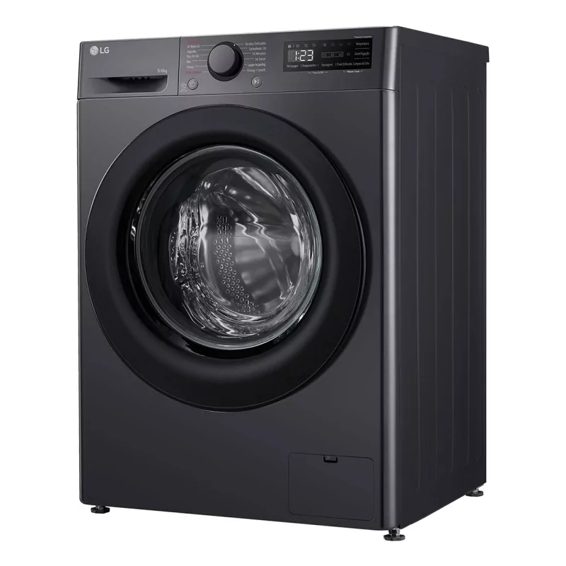 Kontrolsat - Lavadora-Secadora LG F4DR509S6M (9/6kg - Classe A - Preto)