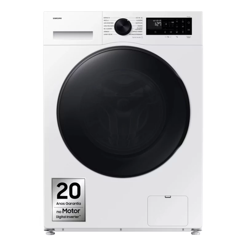 Kontrolsat - Máquina de Lavar e Secar Roupa Samsung WD90DG5B15BEEP - (6/9KG - 1400 rpm - Branco)