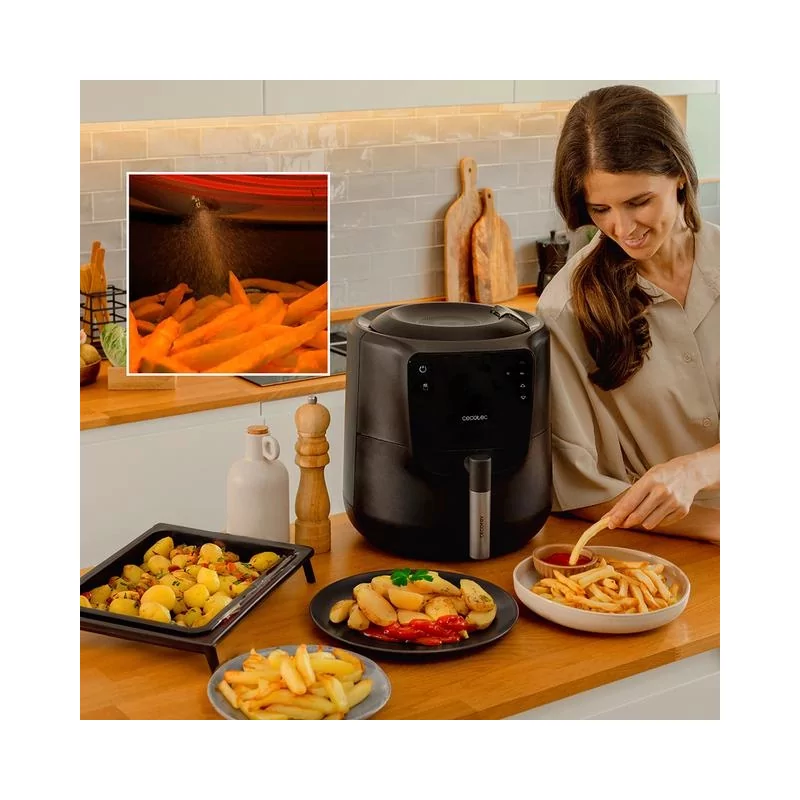 Kontrolsat - Frigideira de Ar Cecotec Cecofry Rain 5.5L (5.5L - 1550W)