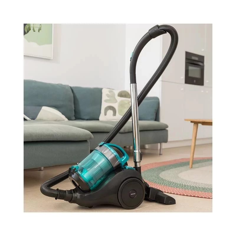 Kontrolsat - Aspirador de pó CECOTEC 08590 Conga Rockstar Multicyclonic Compact Plus 800W S/Bag Plus 800W S/Bag