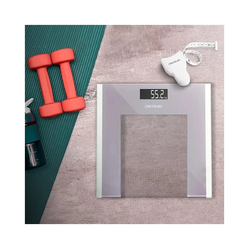 Kontrolsat - Cecotec Surface Precision Healthy Balança de Casa de Banho Digital Vidro Temperado Branca