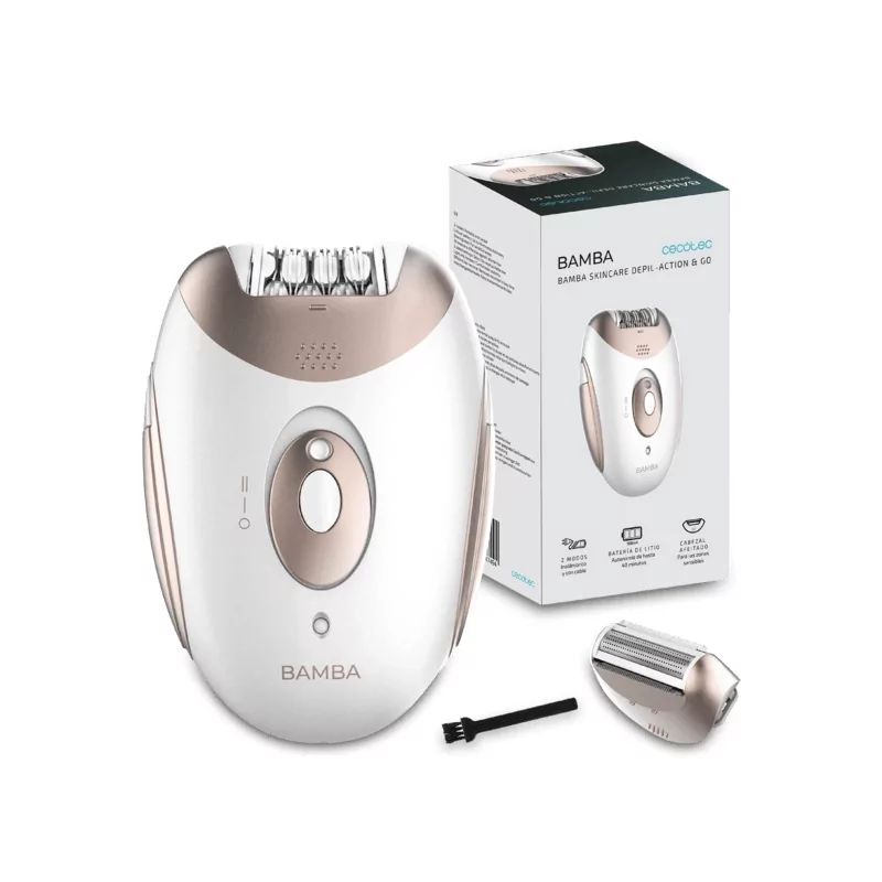 Kontrolsat - Depiladora de Arranque Cecotec - Bamba SkinCare Depil-Action Go