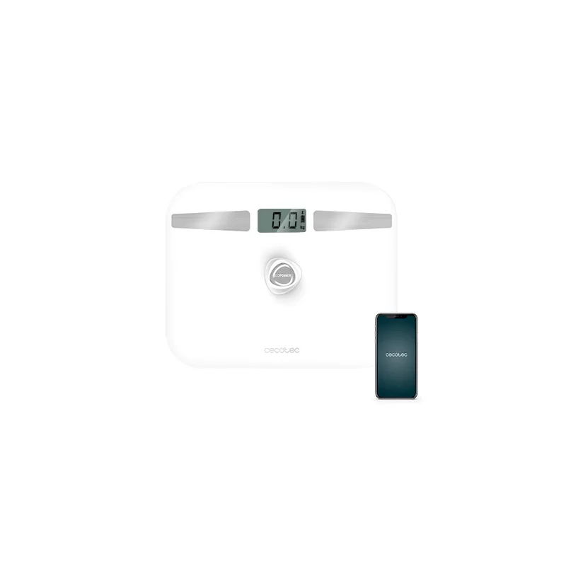 Kontrolsat - Balança Digital para Casa de Banho Cecotec Ecopower 10200 Smart Lcd Bluetooth 180kg Branco