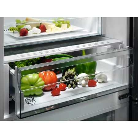Kontrolsat - AEG RCB632E9MU Fridge Freezer (330L - Class E - Inox)