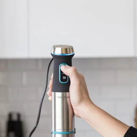 Kontrolsat - Cecotec Power TitanBlack 1200 XL Hand Blender - (0.8 L - 1200 W - Silver)