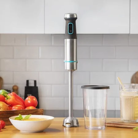 Kontrolsat - Cecotec Power TitanBlack 1200 XL Hand Blender - (0.8 L - 1200 W - Silver)