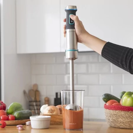 Kontrolsat - Cecotec Power TitanBlack 1200 XL Hand Blender - (0.8 L - 1200 W - Silver)