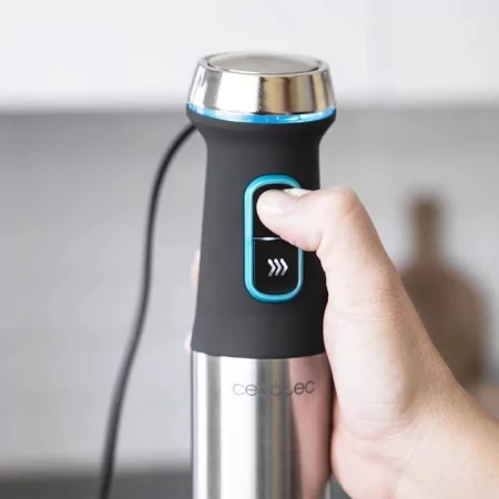 Kontrolsat - Cecotec Power TitanBlack 1200 XL Hand Blender - (0.8 L - 1200 W - Silver)