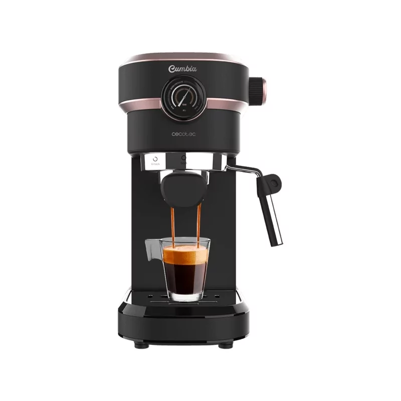 Kontrolsat - Máquina de Café Manual Cecotec Cafelizzia 890 Rose Pro 20 Bar 1350W Preta
