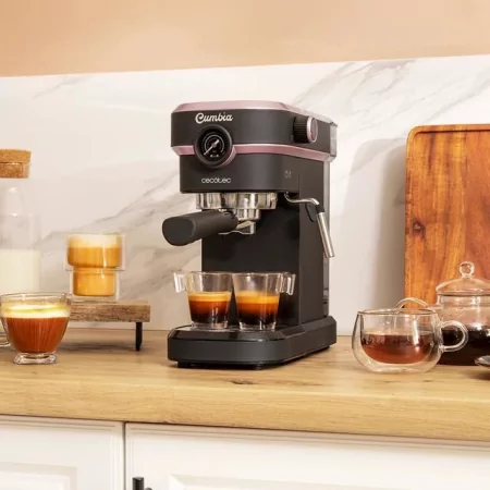 Kontrolsat - Máquina de Café Manual Cecotec Cafelizzia 890 Rose Pro 20 Bar 1350W Preta