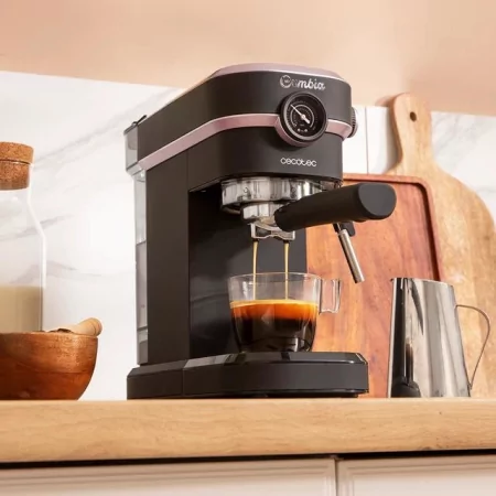 Kontrolsat - Máquina de Café Manual Cecotec Cafelizzia 890 Rose Pro 20 Bar 1350W Preta