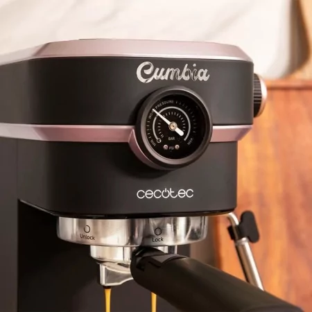 Kontrolsat - Máquina de Café Manual Cecotec Cafelizzia 890 Rose Pro 20 Bar 1350W Preta