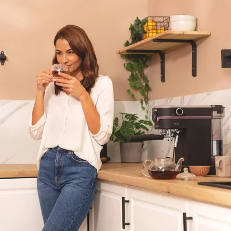 Kontrolsat - Máquina de Café Manual Cecotec Cafelizzia 890 Rose Pro 20 Bar 1350W Preta