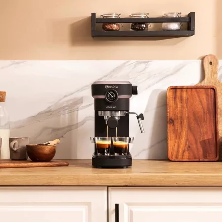 Kontrolsat - Máquina de Café Manual Cecotec Cafelizzia 890 Rose Pro 20 Bar 1350W Preta