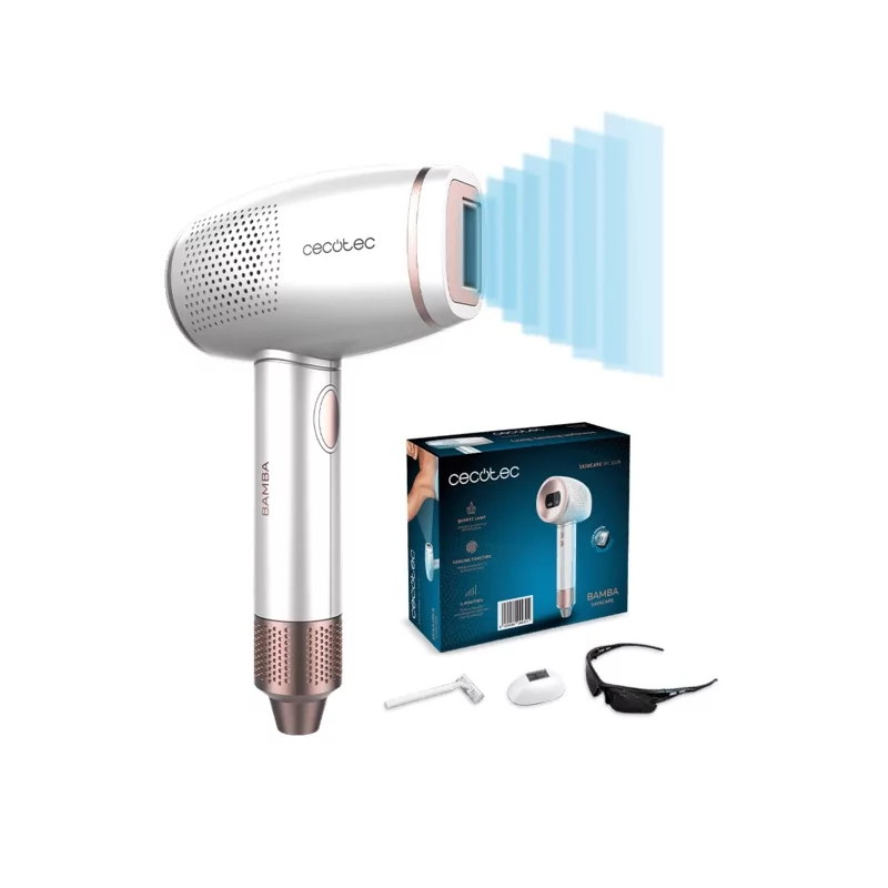 Kontrolsat - DEPILADORA CECOTEC BAMBA SKINCARE IPL QUARTZ GUN V