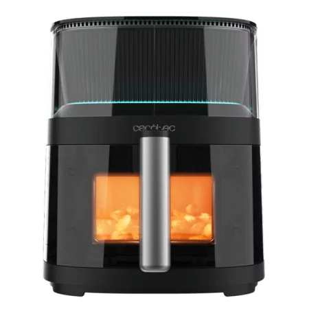 Kontrolsat - Fritadeira Sem Óleo Cecotec 5L - Preto | Tecnologia de Cozinha Saudável