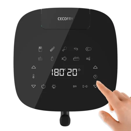 Kontrolsat - Fritadeira Sem Óleo Cecotec 5L - Preto | Tecnologia de Cozinha Saudável