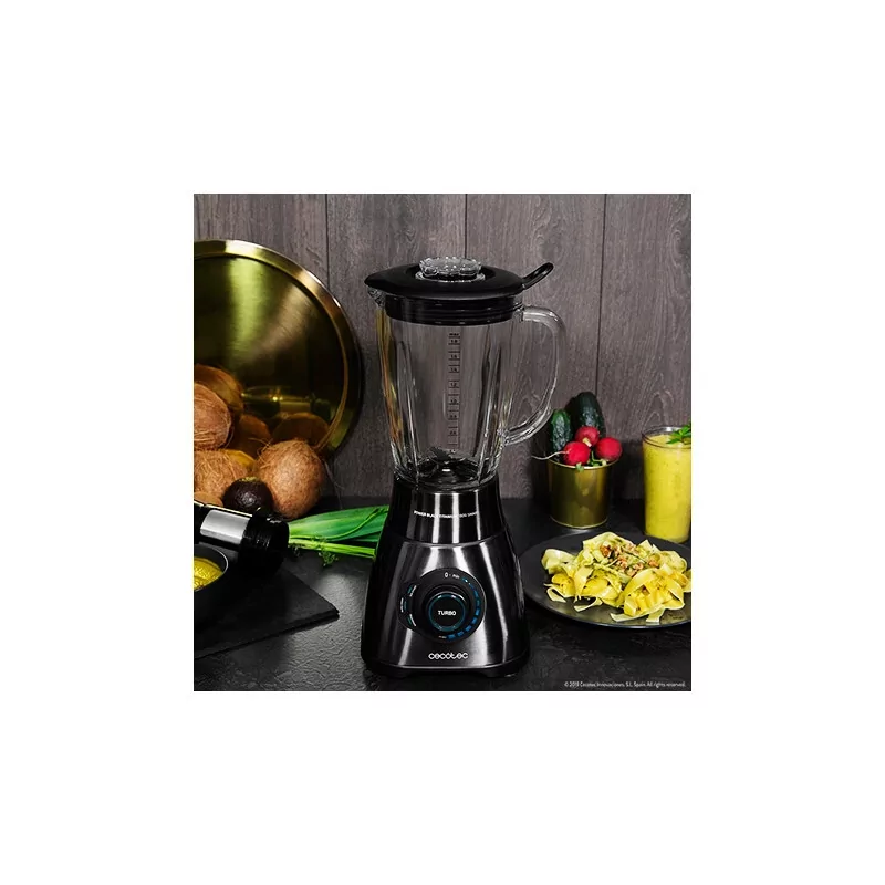 Kontrolsat - Cecotec Power Black Titanium 1800 Smart Blender - (1.8 L - 1800 W - Black)