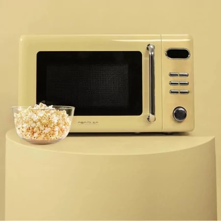 Kontrolsat - Micro-ondas Cecotec ProClean 5110 Retro com Grill - (20L - 700W - Amarelo)
