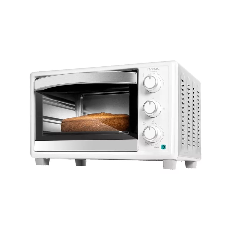 Kontrolsat - Mini Forno Cecotec - 2600 W, 23L, Branco - Bake&Toast 2300 Kontrolsat - Mini Forno Cecotec - 2600 W, 23L, Branco - Bake&Toast 2300