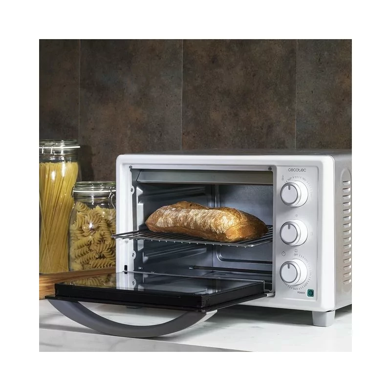 Kontrolsat - Mini Forno Cecotec - 2600 W, 23L, Branco - Bake&Toast 2300
