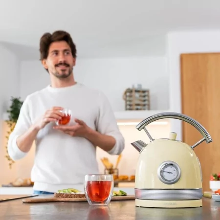 Kontrolsat - Chaleira Elétrica Cecotec ThermoSense 420 | Amarelo