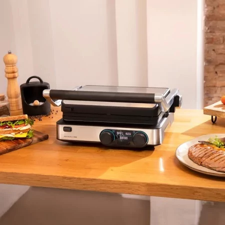 Kontrolsat - Grelhador Cecotec Elétrico Rock´nGrill Dual 2000W Kontrolsat - Grelhador Cecotec Elétrico Rock´nGrill Dual 2000W