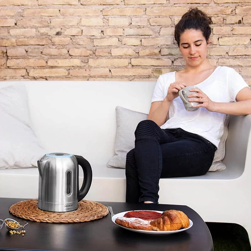 Kontrolsat - Chaleira Elétrica Cecotec ThermoSense 290 - Aço inoxidável