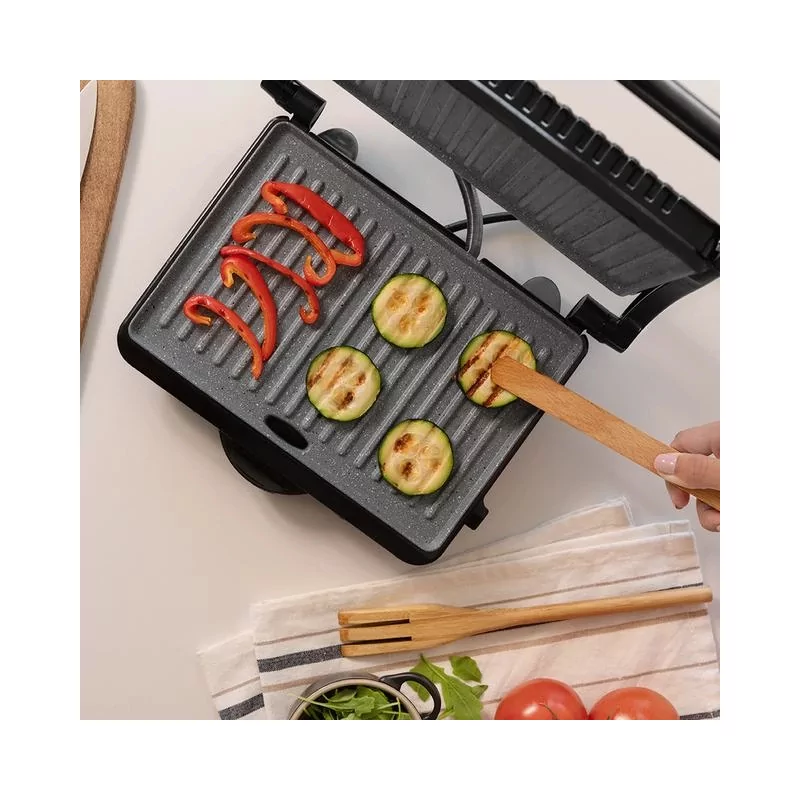 Kontrolsat - Grelhador de Contacto Cecotec Rock'nGrill 1000 - Preto