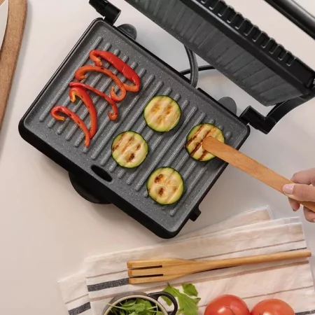Kontrolsat - Grelhador de Contacto Cecotec Rock'nGrill 1000 - Preto