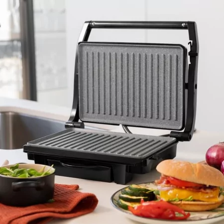 Kontrolsat - Grelhador de Contacto Cecotec Rock'nGrill 1000 - Preto