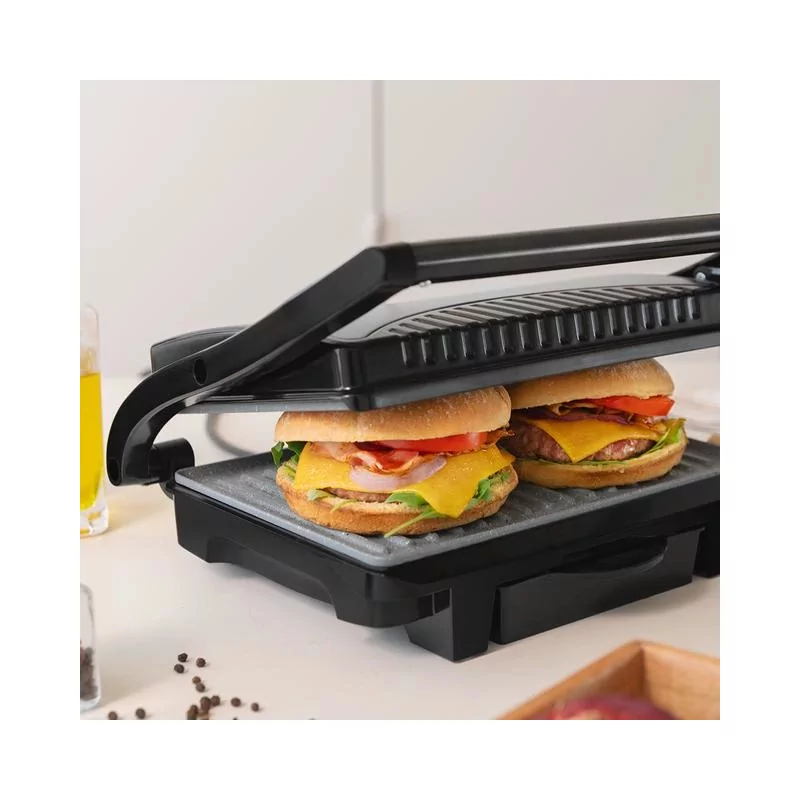 Kontrolsat - Grelhador de Contacto Cecotec Rock'nGrill 1000 - Preto