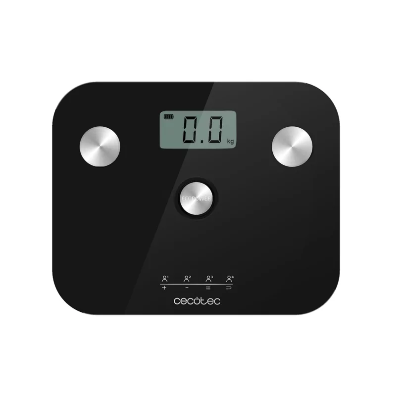 Kontrolsat - Balança Digital para Casa de Banho Cecotec Ecopower 10100 Full Healthy Lcd 180kg - Preto
