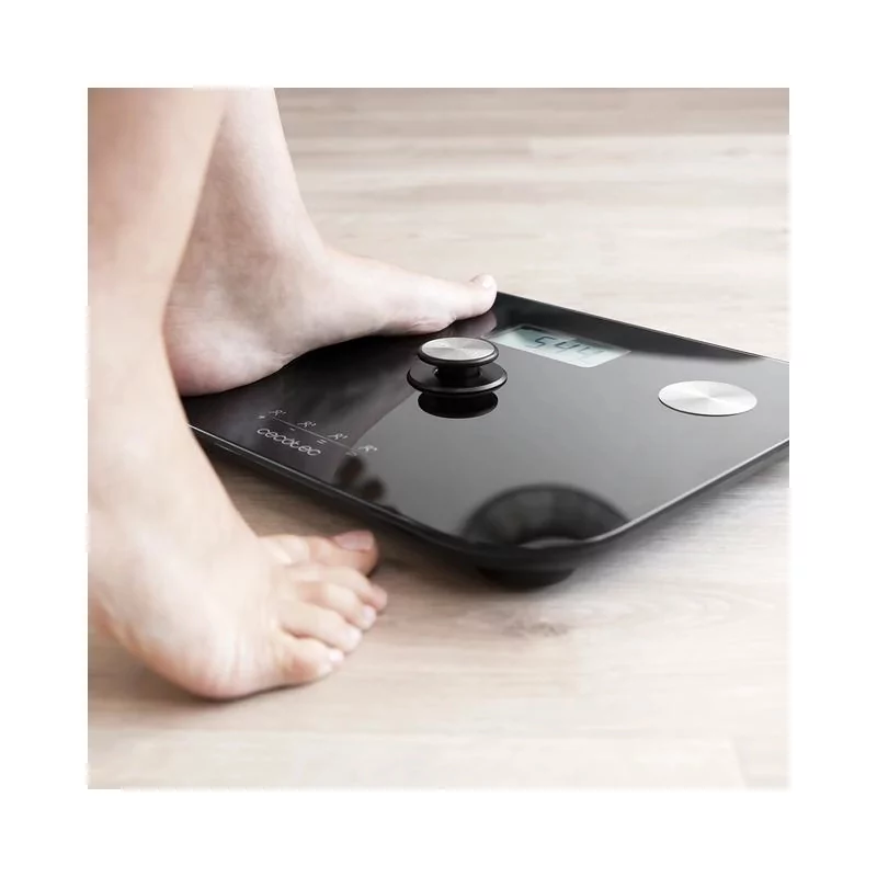 Kontrolsat - Balança Digital para Casa de Banho Cecotec Ecopower 10100 Full Healthy Lcd 180kg - Preto