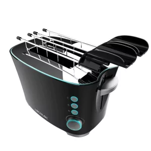 Kontrolsat - Torradeira Cecotec - ( 650 W - Preto ) - Toast taste Double B