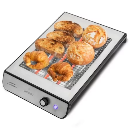 Kontrolsat - Tostador cecotec turbo easytoast inox/ 900w/ gris Kontrolsat - Tostador cecotec turbo easytoast inox/ 900w/ gris