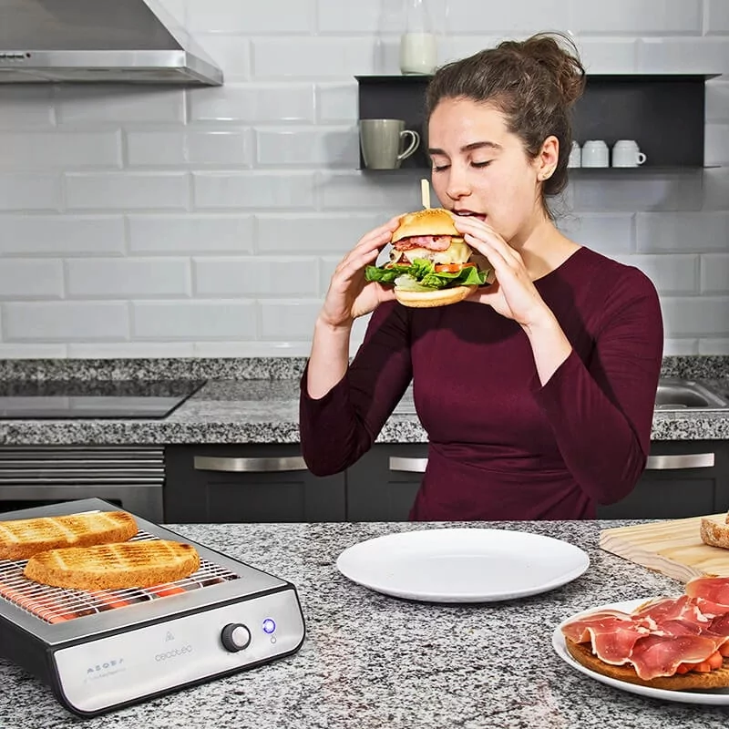 Kontrolsat - Tostador cecotec turbo easytoast inox/ 900w/ gris