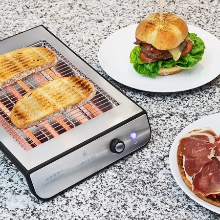 Kontrolsat - Tostador cecotec turbo easytoast inox/ 900w/ gris Kontrolsat - Tostador cecotec turbo easytoast inox/ 900w/ gris