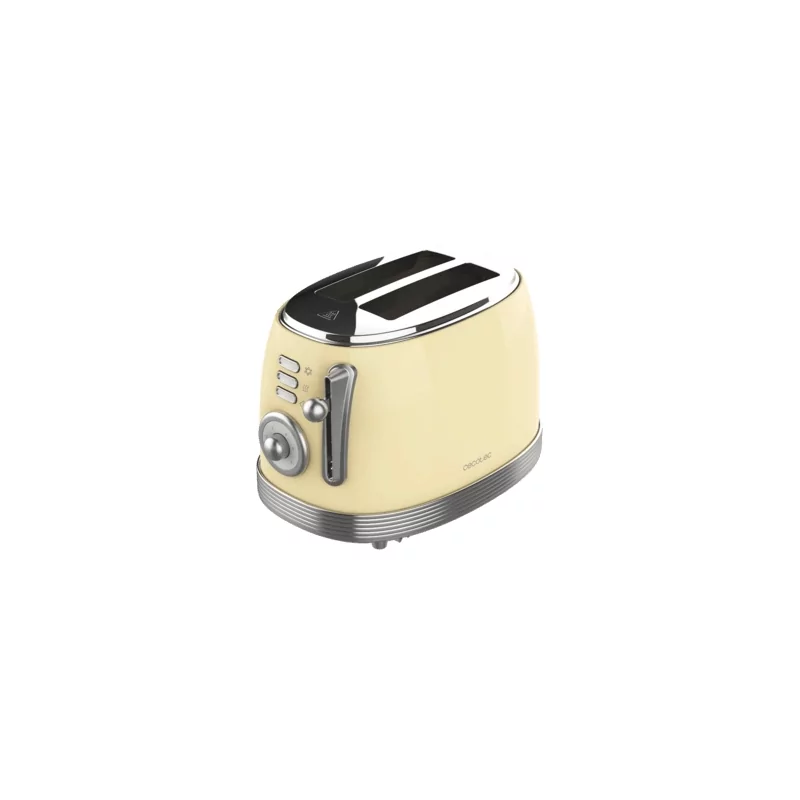 Kontrolsat - Torradeira Cecotec - ( 850 W - Amarelo ) Toast&Taste Vintage 800