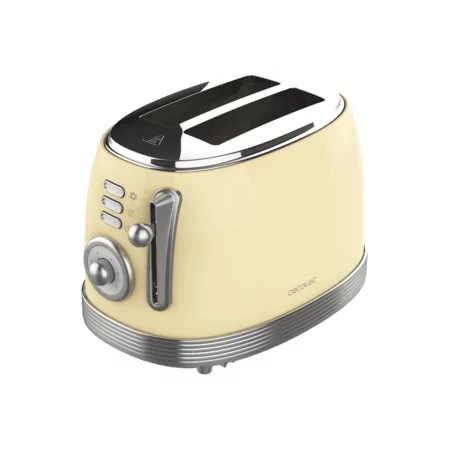 Kontrolsat - Torradeira Cecotec - ( 850 W - Amarelo ) Toast&Taste Vintage 800